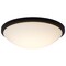 Nuvo Button, 17 Inch LED Flush Mount Fixture, Matte Black Finish, CCT Selectable, 120 Volts 62/1944 - alternate 6